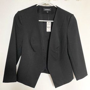 Express Cropped Black Blazer